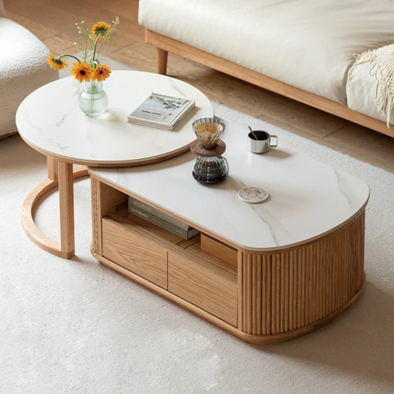 Sophie Sintered Stone Coffee Table Set