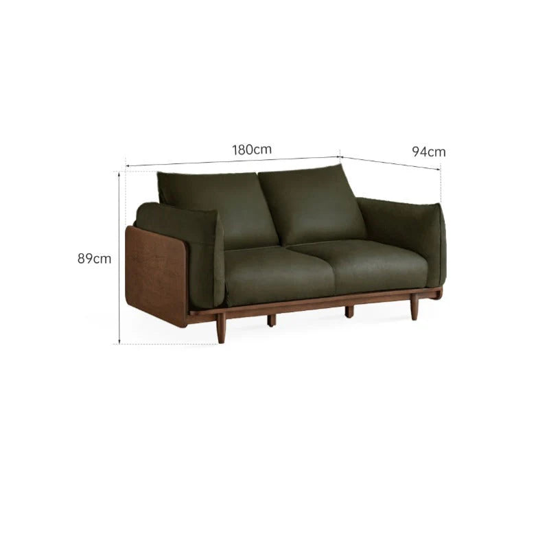 Takumi 3 Seater Leather Sofa