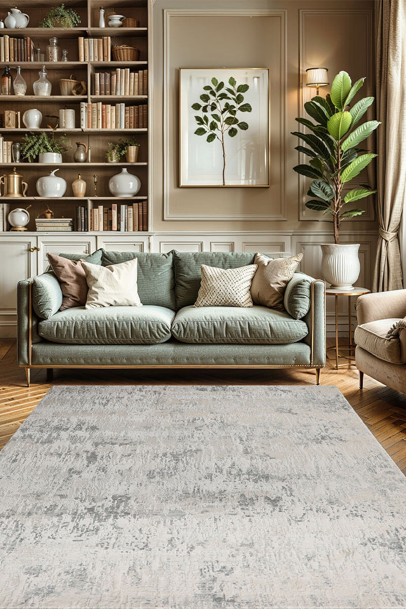 Tropical Cream Rugs 03343B Made in Turkiye