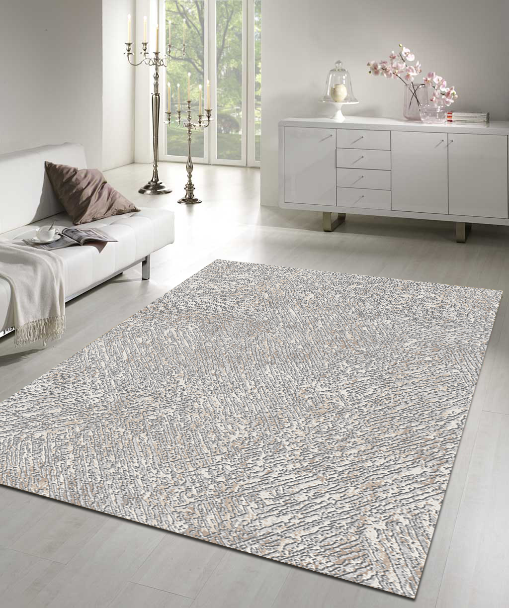 Vista Collection Bone Beige Rug U403A