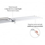 VERSI Ceiling System Compact Slider Laundry Rack