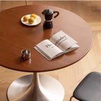 Walter Solid Wood Tulip Round Dining Table