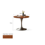 Walter Solid Wood Tulip Round Dining Table