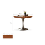 Walter Solid Wood Tulip Round Dining Table
