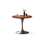 Walter Solid Wood Tulip Round Dining Table