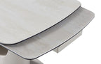 Pearly Beige Travertine Sintered Stone Extendable Table