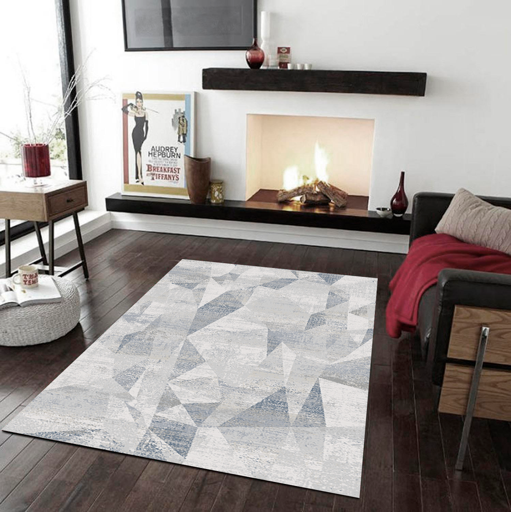 Vista Collection Light Grey Rug Y541A
