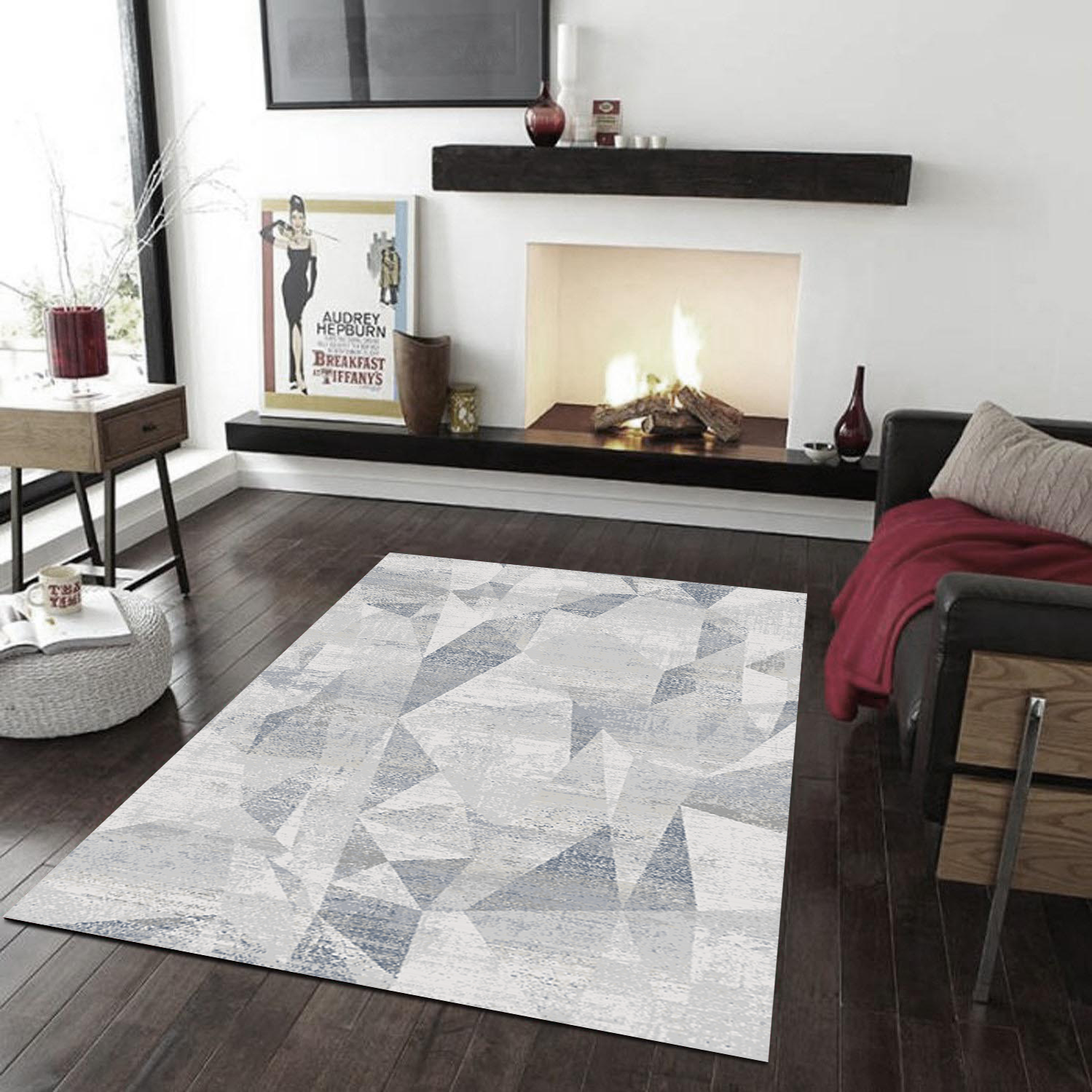 Vista Collection Light Grey Rug Y541A