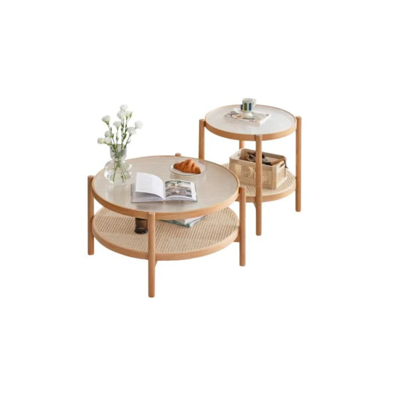 Yuri Rattan Round Nesting Tables