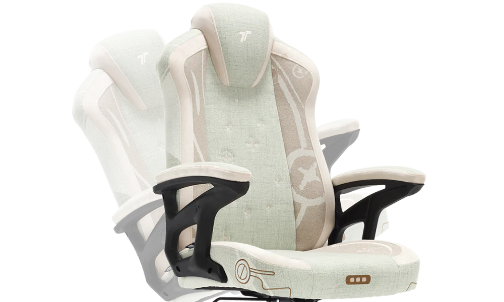 TTRacing Duo V4 Air Threads Fabric Gaming Chair - Grogu Edition