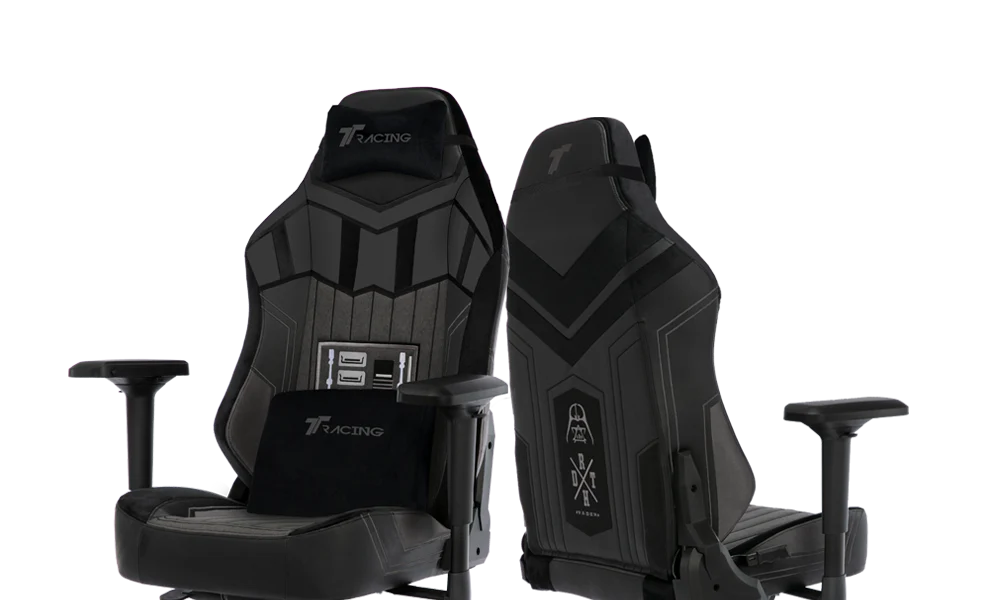 TTRacing Maxx Air Threads Fabric Gaming Chair - Darth Vader Edition