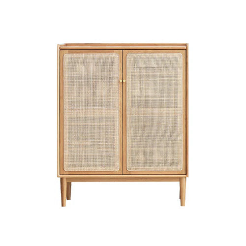 Yuri Rattan Wide Shoe Cabinet