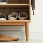 Yuri Rattan Wide Shoe Cabinet