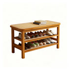 Rattan Shoe Bench