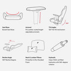 TTRacing Swift X 2020 Gaming Chair - Ant-Man Edition
